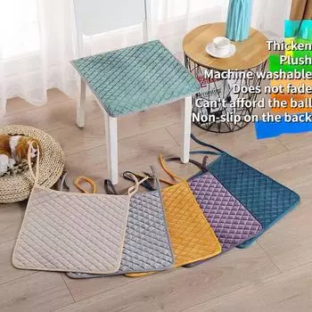 Нескользящая подушка для стула, подушка для домашнего офиса, удобная обеденная подушка, толстая 1pc бежевый