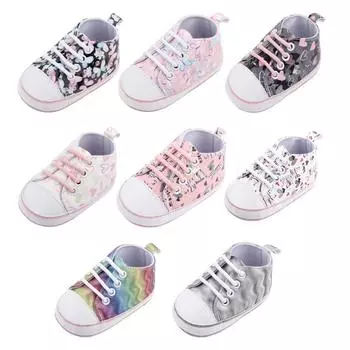 Нескользящая повседневная обувь для маленьких мальчиков и девочек, кроссовки для малышей, первые ходунки на мягкой подошве для малышей 11