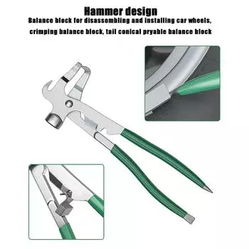 Нескользящая ручка, колесо, груз, молоток, плоскогубцы, тяжелый ручной инструмент для разборки, автомобильные инструменты Plier