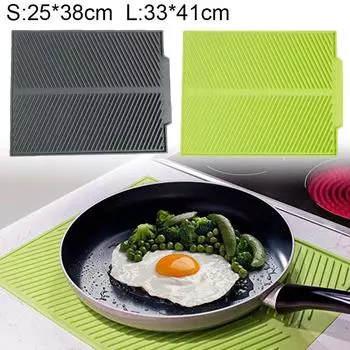 Нескользящая силиконовая доска для сушки посуды, сливная чашка, поднос для мытья посуды, коврик для размещения серый