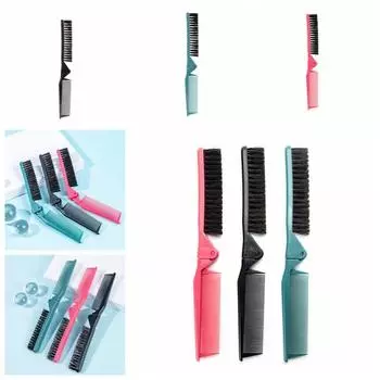 Нескользящая складная массажная расческа для волос, антистатическая расческа для укладки бороды, дорожная расческа для волос, парикмахерская