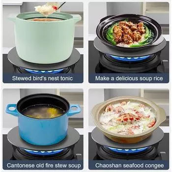 Нескользящая теплопроводящая пластина, постоянный нагрев стеклянной посуды 20cm