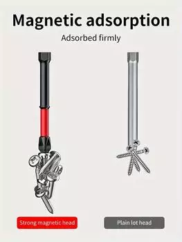 Нескользящая ударная головка с прочным магнитным крестом, винт с высоким крутящим моментом, 25/50/65/70/90 мм/150 мм, водонепроницаемая бита Ph2