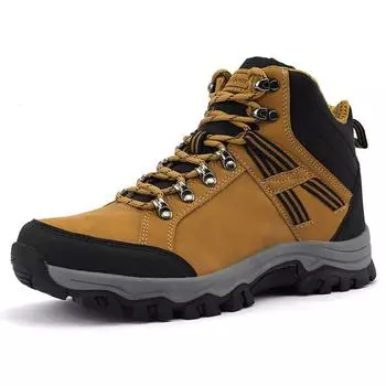 Нескользящая уличная обувь больших размеров, мужские ботинки, осенние ботильоны для мужчин, треккинговые походные ботинки