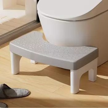 Нескользящее сиденье для унитаза, съемный табурет для какашек, переносной табурет для ног, табурет для ванной комнаты Blue-StyleA