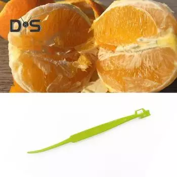 Нескользящие 4 шт., нож для очистки апельсинов, новинка, универсальный АБС-пластик, удобный Orange Zester оранжевый