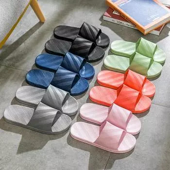 Нескользящие бесшумные банные тапочки унисекс на лето - Пластиковые сандалии с толстой подошвой 36-37 светло-зеленый