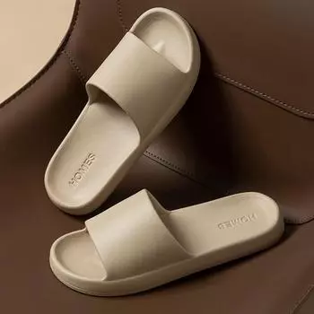 Нескользящие бесшумные тапочки EVA в японском стиле без запаха для женщин и мужчин — идеально подходят для использования в помещении и ванной летом 36-37 (1~2 sizes small)