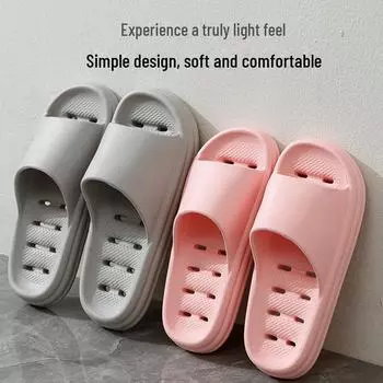 «Нескользящие быстросохнущие летние домашние тапочки для женщин и мужчин — полая конструкция для дома и ванной комнаты» 40-41