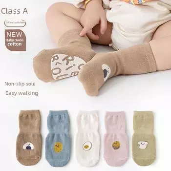 Нескользящие детские носки с рисунком - легкие летние и осенние носки для малышей Large 3-5 years