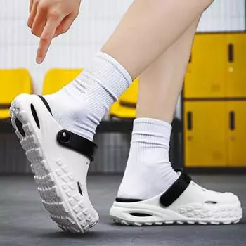 Нескользящие домашние тапочки для ходьбы по дому, мужские тапочки для дома, мужские тапочки для обуви, повседневные летние распродажи 2024 года, модные тенденции 36-37