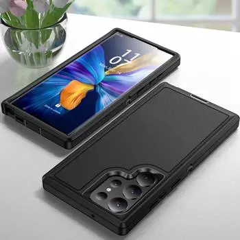 Нескользящие двухслойные чехлы для телефонов 2 в 1 для Samsung Galaxy S23 Ultra S22 Plus A54 A14 A53 A13 5g противоударный защитный чехол for Galaxy A13 4G фиолетовый