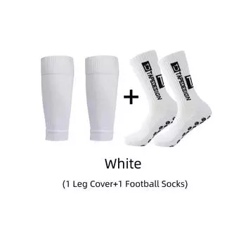 Нескользящие футбольные носки, мужские фрикционные прокладки, пробки для бега, льда, снега, пешего туризма, спортивные гольфы выше колена, баскетбольные носки чёрный