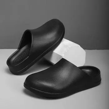 Нескользящие и маслостойкие поварские туфли для гостиничной кухни Повседневная обувь на плоской подошве Безопасная мужская обувь Дышащая и удобная обувь размера плюс 47 36-37 бежевый