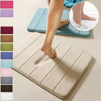 Нескользящие коврики 40x60 см, коврик из пены с эффектом памяти, ковер для душа, для ванной комнаты, кухни, спальни