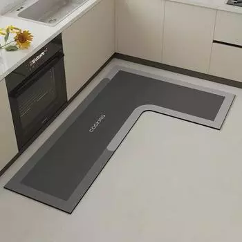 Нескользящие коврики для кухни из диатомовой грязи: Впитывает воду и масло, устойчив к износу 80*120*45cm (Diatom Mud)