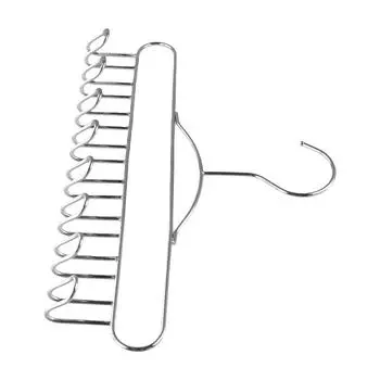 Нескользящие металлические ремни, вешалка для одежды, экономящая место, вешалка для ремня, головные уборы, галстуки, органайзер для дома серый