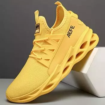 Нескользящие мужские кроссовки для бега, уличная дышащая мужская прогулочная обувь, легкие кроссовки на платформе, гибкие мужские теннисные туфли 40-47 40