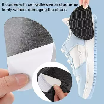 Нескользящие накладки на подошву обуви, самоклеящиеся защитные накладки на подошву обуви, коврик для передней части стопы из ЭВА, накладки на высокие каблуки для мужчин и женщин белый