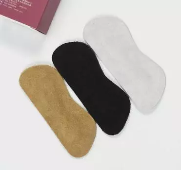 Нескользящие накладки на пятки из натуральной кожи: Матовое, противоболевое и износостойкое покрытие для высоких каблуков жёлтый