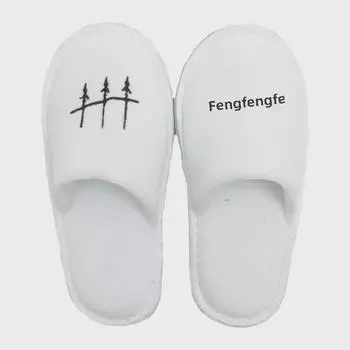 Нескользящие одноразовые тапочки для использования в гостиницах и домах