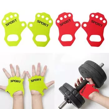 Нескользящие перчатки для тренировок по тяжелой атлетике для мужчин и женщин, защита для ладоней, перчатки для фитнеса и гантелей на пять пальцев, рукоятка для тренировок 3