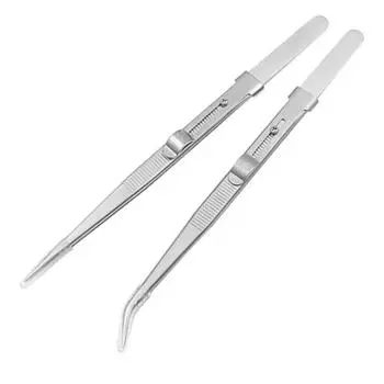 Нескользящие пинцеты из нержавеющей стали для драгоценных камней и бриллиантов Straight Tip