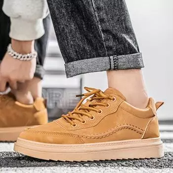 Нескользящие повседневные кроссовки для активного отдыха, походов, ходьбы, катания на скейтборде, легкие и удобные рабочие туфли для мужчин 39 чёрный