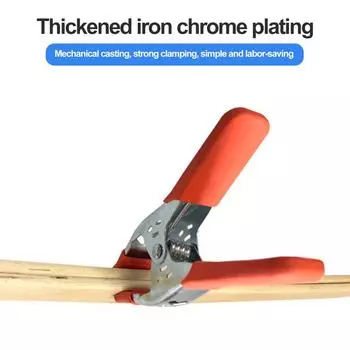 Нескользящие пружинные зажимы Пружинные зажимы для деревообработки Прочные металлические пружинные зажимы Компактный размер Эргономичная ручка Идеально подходит для деревообработки 4pcs