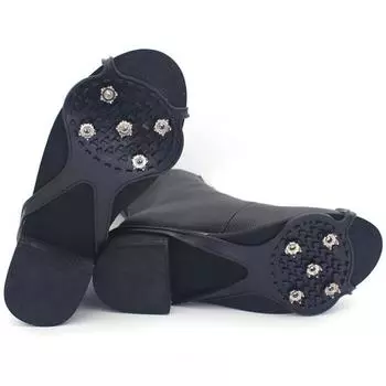 Нескользящие шипы для захвата, противоскользящие шипы для ходьбы по льду, шипы для обуви, кошки для походов, скалолазания, рыбалки Adult красный