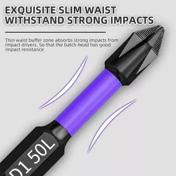 Нескользящие сверла 25-150 мм Магнитная ударная дрель PH2 Электрическая ручная дрель Профессиональные принадлежности для плотницкого инструмента