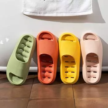 Нескользящие тапочки для ванной комнаты, женские, легкие, с мягкой подошвой, ЭВА, домашние тапочки, женские, для дома, быстросохнущие, шлепанцы для душа 40-41 серый