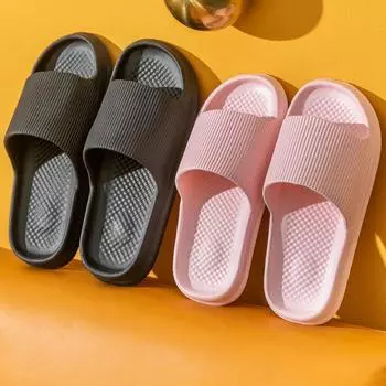 Нескользящие тапочки для ванной на толстой подошве для женщин и мужчин, летний домашний и уличный стиль для пар. 42-43 fit 41-42 feet