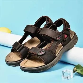 Нескользящие тапочки с ремешками оптом Мужские туфли-лоферы Сандалии Кроссовки Спортивные командные сезонные красивые 38