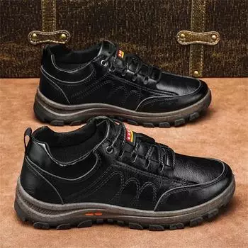 Нескользящие туфли на круглой подошве, роскошные брендовые повседневные уличные ботинки, мужские кроссовки, роскошные дизайнерские спортивные мокасины с широкой стопой 38