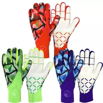 Нескользящие вратарские перчатки. Профессиональные вратарские варежки. Футбольные варежки. Прочная ручка для самых сложных сейвов с толстыми пальцами. Великолепно. No. 9