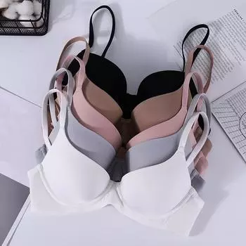 Нескользящий бюстгальтер для женщин с красивой спиной, тонкий и сексуальный бюстгальтер в сборе 34 розовый