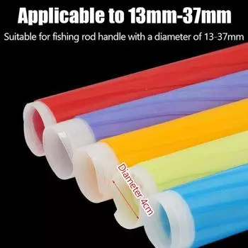 Нескользящий чехол для ручки удилища, впитывающий пот, изолирующая обмотка, рыболовные принадлежности красный