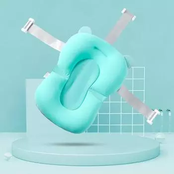 Нескользящий детский коврик для ванной, переносной матрас для душа для младенцев, надувной матрас, удобная подкладка, милый ветер, товары для безопасности новорожденных в ванной комнате, новый розовый