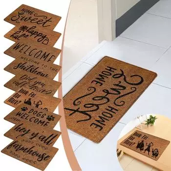 Нескользящий дверной коврик, коврик для дома и улицы, домашний коврик для приветствия