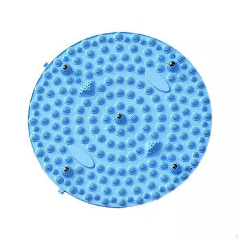 Нескользящий гибкий коврик для стола для работы в офисе синий