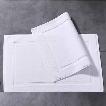 Нескользящий хлопковый впитывающий коврик для пола для отелей и салонов красоты 50x80cm