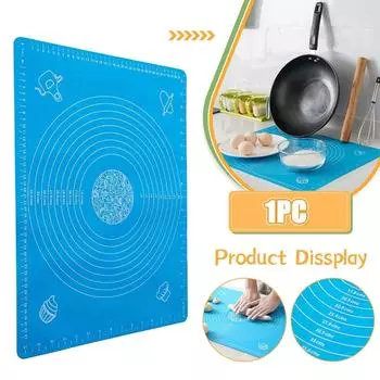 Нескользящий и лицевой коврик для роллинга Бытовой антипригарный утолщенный увеличенный замес хлеба разделочная доска для выпечки силиконовый коврик розовый