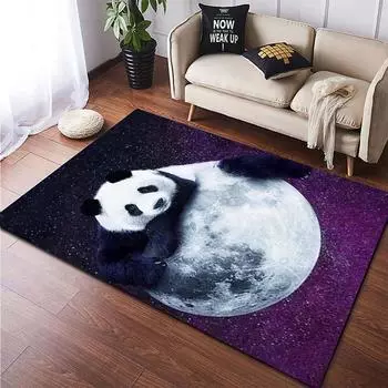 Нескользящий ковер с изображением панды на заказ, домашний декор, детский коврик для ползания, коврик, подушка для пикника, коврик для йоги, коврик для гостиной 40cm by 60cm