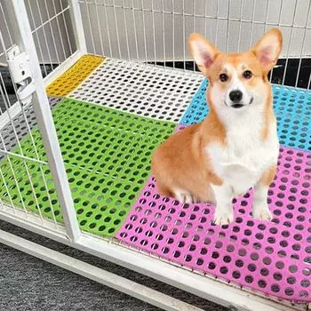 Нескользящий коврик для домашних животных, кошек, кроликов, напольный коврик для туалета, коврик для массажа, коврик для ванной комнаты, сетчатый пластиковый коврик из термопластичного эластомера