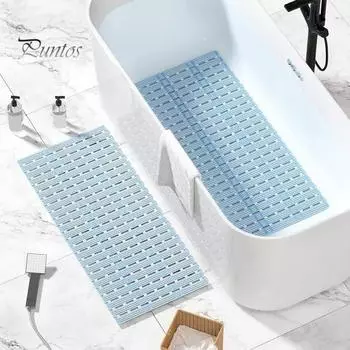 Нескользящий коврик для душа для ванной комнаты, массажный коврик для ног, быстросохнущий, пригодный для машинной стирки, 68*40 см, коврик для ванны 40cm светло-серый