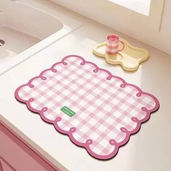 Нескользящий коврик для кофемашины, суперабсорбирующий коврик для посуды, дренажный коврик для кухни, дренажный коврик для дома 30x40cm