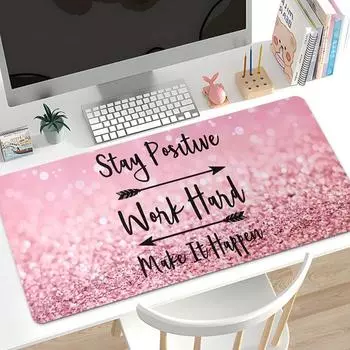 Нескользящий коврик для компьютерной мыши, комфортный ковер Mause, коврик для клавиатуры, коврик для мыши с рисунком, офисный коврик H