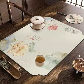 Нескользящий коврик для обеденного стола, изоляционный коврик для посуды, коврик для чашки, кожаный коврик для столовых приборов, кухня Style D