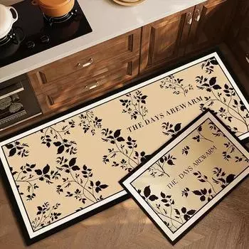 Нескользящий коврик для пола, впитывающий воду, длинный ковер для кухни, гостиной, длинный коврик для дома, быстросохнущий коврик для входной двери S 40x60cm